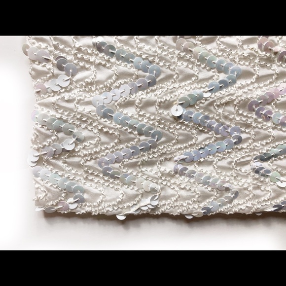 ⚡️Vintage White Sequin Top - Picture 6 of 6